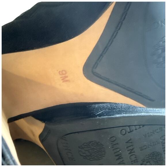 Sam Edelman Kayla Women’s Boots Black Suede Over the Knee Heel Side Zip Size 9 - Picture 13 of 14